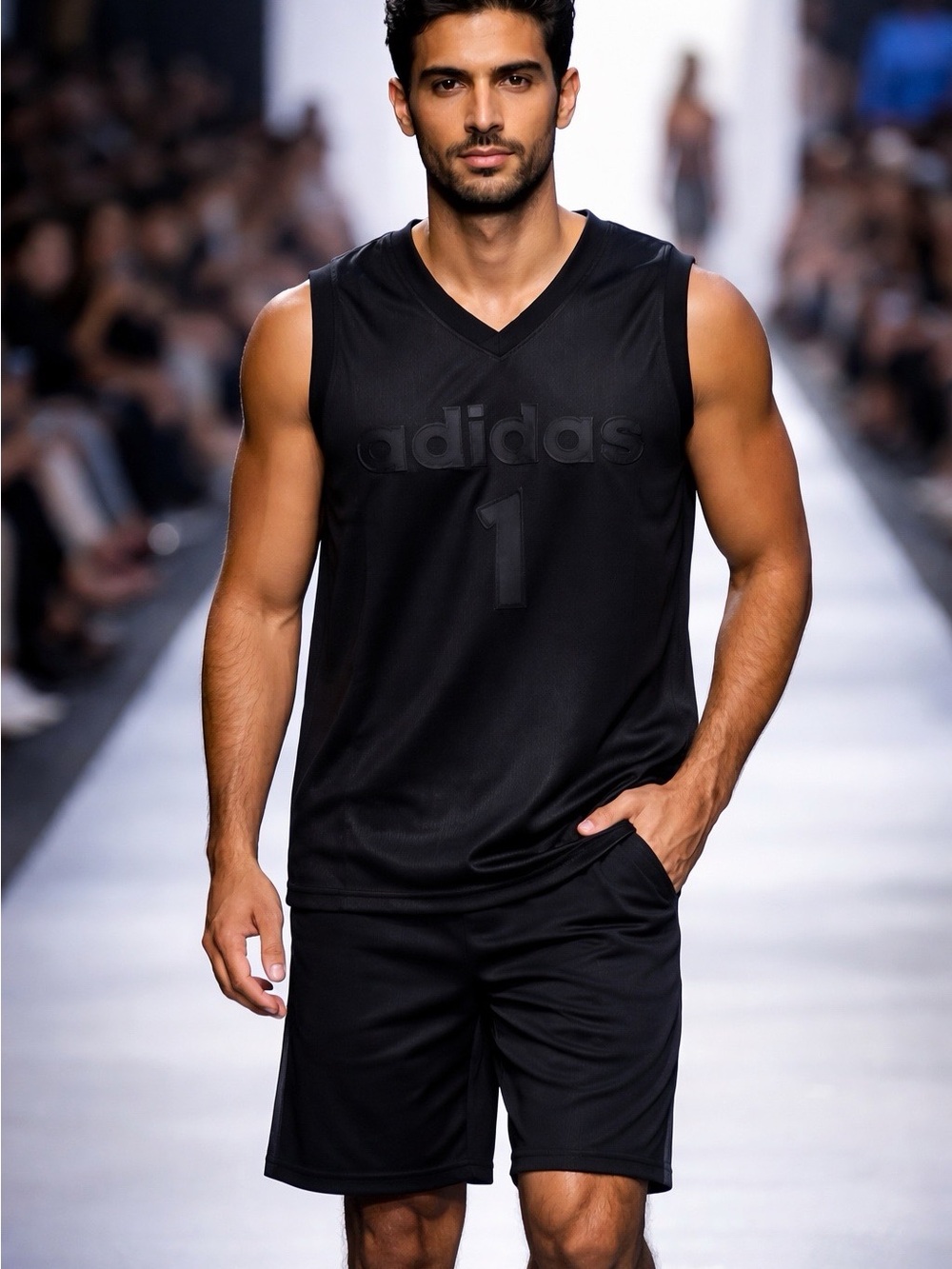 Adidas Black Basketball Jersey